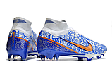 Бутси Nike Air Zoom Mercurial Superfly 9 Elite FG CR7 white/blue, фото 2