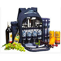 Рюкзак для пікніка з набором посуду та ковдрою Eono Cool Bag (TWPB-3065B69R)