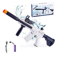 Дитячий водяний електричний автомат, що працює, на акумуляторі Water gun m416 для дорослих