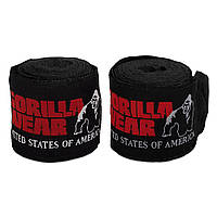 Бинты боксерские Gorilla Wear Boxing Hand Wraps Black 400