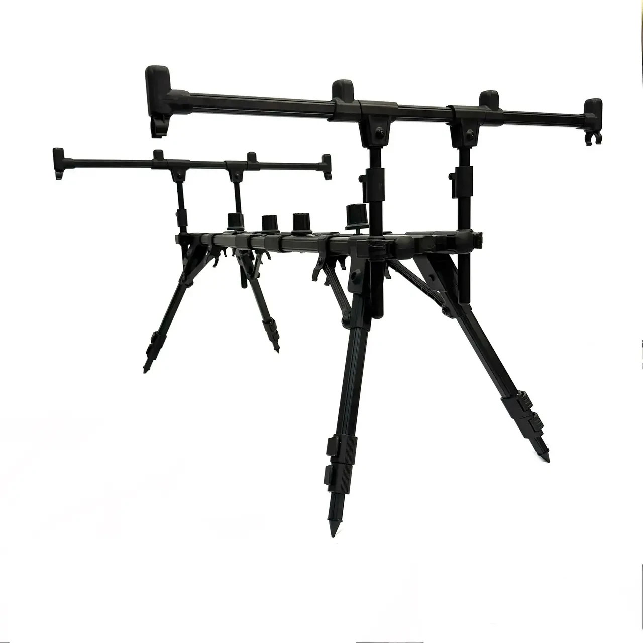 РОД ПОД TOUGLON FISHING SBY2 TRANSFORMER BLACK GUN НА 4 УДИЛИЩА CARP ROD POD АЛЮМИНИЕВЫЙ, фото 1