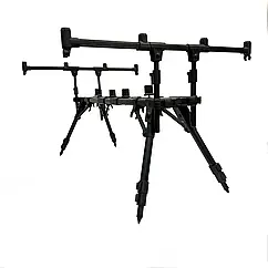 РОД ПОД TOUGLON FISHING SBY2 TRANSFORMER BLACK GUN НА 4 УДИЛИЩА CARP ROD POD АЛЮМИНИЕВЫЙ