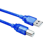 Кабель переходник USB-принтер 1,5м Blue