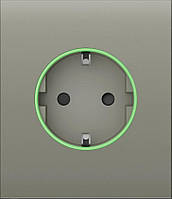 Центральная панель для встраиваемой розетки Ajax CenterCover for Outlet smart, Jeweler, беспроводная, olive
