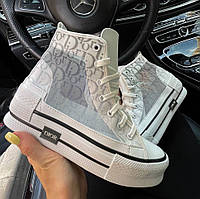 Кеды белые женские Converse x Dior