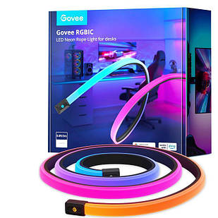 Стрічка світлодіодна розумна Govee H61C3 Neon Gaming Table Light, 3м, WI-FI/Bluetooth, білий