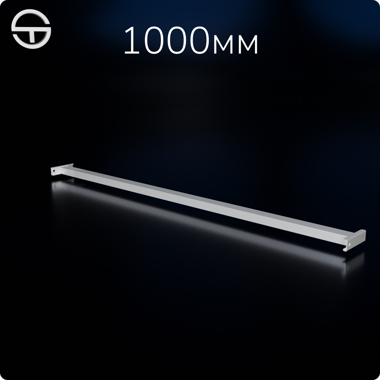 Перемичка посилена L 1000мм, 30*20*0,8мм, біла