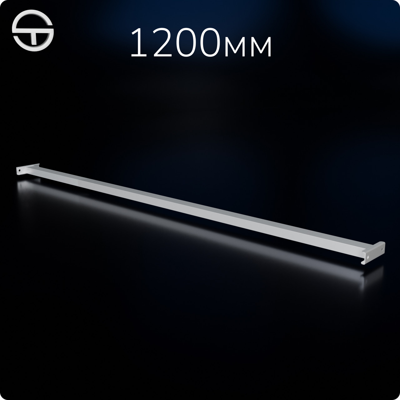 Перемичка посилена L 1200мм, 30*20*0,8мм, біла