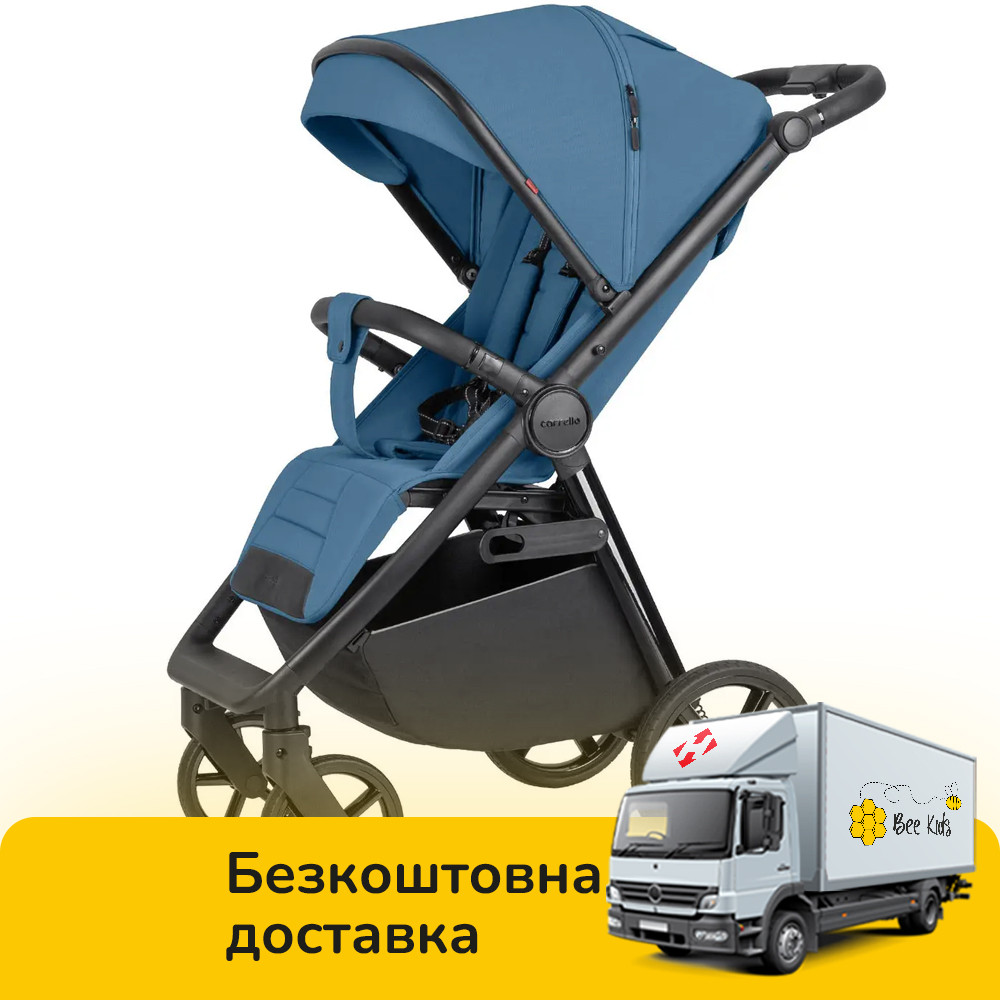 Коляска прогулянкова CARRELLO Bravo SL CRL-5520 Cobalt Blue 2024 Синя, фото 1