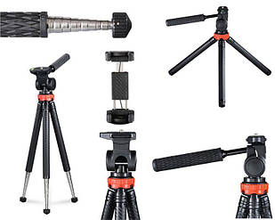 Штатив для смартфонів Hama Tripod 106 2D, 25.5 -106 cm, чорний