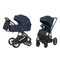 Коляска универсальная CARRELLO Sigma CRL-6509 (2in1) Navy Blue Mila mil