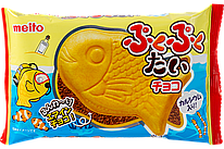 Вафельне печиво рибки з молочним шоколадом Meito 16.5 г