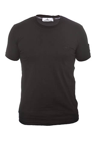 Футболка чоловіча Stone Island 24-Y-249700 чорна 2XL, фото 1