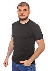 Футболка чоловіча Stone Island 24-Y-249700 чорна 2XL, фото 4