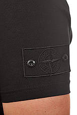 Футболка чоловіча Stone Island 24-Y-249700 чорна 2XL, фото 6