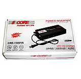 Перетворювач інвертор 12v 220v 1300w 5 core Перетворювачі напруги для дому Car electric converter, фото 8