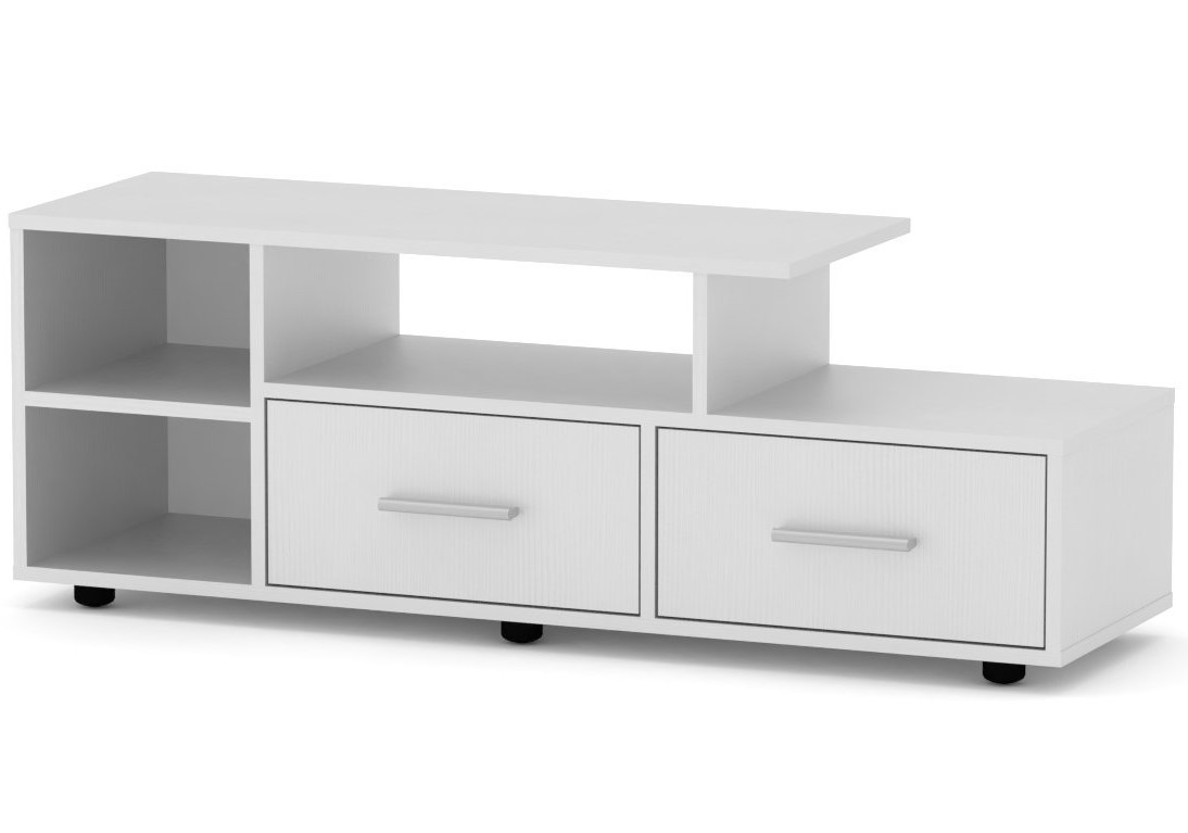 Тумба під ТВ Вінниця білий Компаніт (120х35х43 см), фото 1