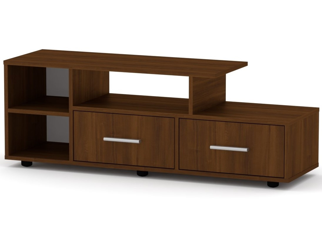 Тумба під ТВ Вінниця горіх екко Компаніт (120х35х43 см), фото 1