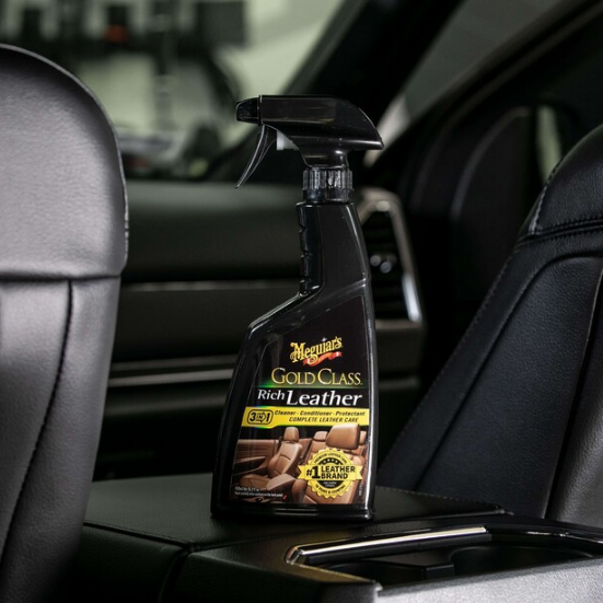 Спрей 3 в 1 для догляду за шкіряним салоном Meguiar's Gold Class Rich Leather, 450 мл