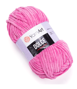 Нитки пряжа для в'язання велюрова плюшева DOLCE YarnArt Дольче Ярнарт№ 795 - вишня