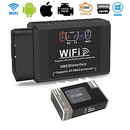 Адаптер обд Mini ELM327 OBD2 OBDII Wi-Fi Android і IPHONE V1.5 PIC18F25K80