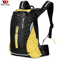 Велосипедний рюкзак West Biking YP0707246 16L | Вело рюкзак водонепроникний, Жовтий