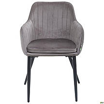 Крісло Paula-C вельвет тепло сірий TM AMF, фото 4