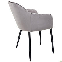 Крісло Paula-C вельвет тепло сірий TM AMF, фото 5