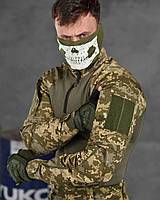 Военная облегченная форма пиксель с усиленными вставками на локтях, демисезонный костюм для военных с убаксом
