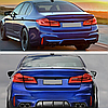 Спойлер на BMW (БМВ) 5 series (G30) 2017-2023 в стилі M Performance - чорний, фото 6