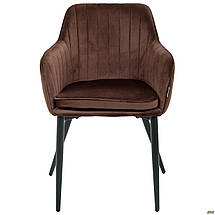 Крісло Paula-C вельвет шоколад TM AMF, фото 3