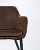 Крісло Paula-C вельвет шоколад TM AMF, фото 9