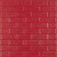 Самоклеючі 3д панелі малинова-червона 700х770х5мм (108-5) SW-00001364