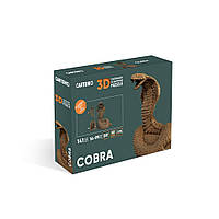 3D Пазл Картонный Cartonic Cobra Змея Кобра 141 деталь