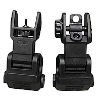 Цілик та мушка DLG TACTICAL DLG-167 на Picatinny складні ВИСОКІ