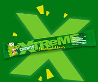 Цукерка Chewits Xtreme яблуко 34г(24шт)