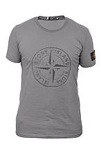 Футболка чоловіча Stone Island 24-Y-249706 сіра