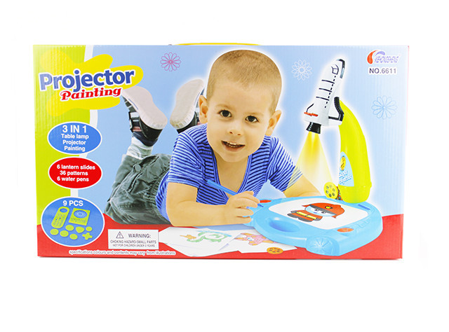 Детский проектор для рисования Ракета 6611, 36 паттернов pr - фото 3 - id-p2177760543