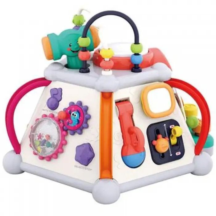 Музыкальная развивающая игрушка Мультибокс 806 в комплекте лабиринт и молоточек pr - фото 3 - id-p2177760553