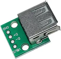 Модуль USB 2.0 Female PCB гніздо на платі