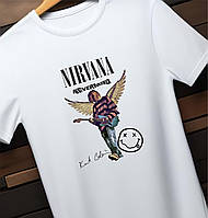 Футболка Нірвана NIRVANA. Футболка Nirvana "Nevermind" з логотипом.
