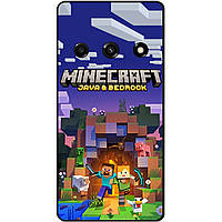 Силіконовий чохол бампер для Xiaomi Redmi A3 з картинкою Майнкрафт Minecraft