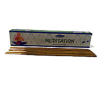 Натуральні аромапалички Медитація Meditation premium incense sticks 15 гр
