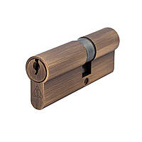 Цилиндр дверной Cortellezzi Primo 116 35/45 мм, ключ/ключ, бронза античная