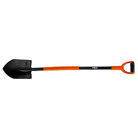 Neo Tools Лопата штикова, ручка металева D-подібна, 125 см, 2.28 кг