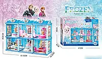 Домик для кукол 958 Дом кукольный "Frozen. Холодное сердце" с мебелью и 2 куклами