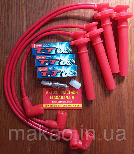Провода высоковольтные силиконовые и свечи 1.5/1.6 Geely CK, MK (ID ...