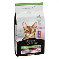 Сухой корм для стерилизованных котов Пурина Про План / Purina ProPlan STERILISED Adult с Уткой и печенью 1,5кг