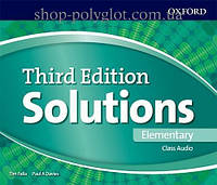 Аудио диск Solutions Third Edition Elementary Class Audio