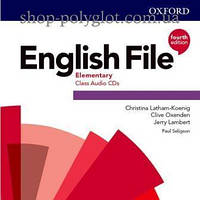 Аудіо диск English File Fourth Edition Elementary Class Audio CDs